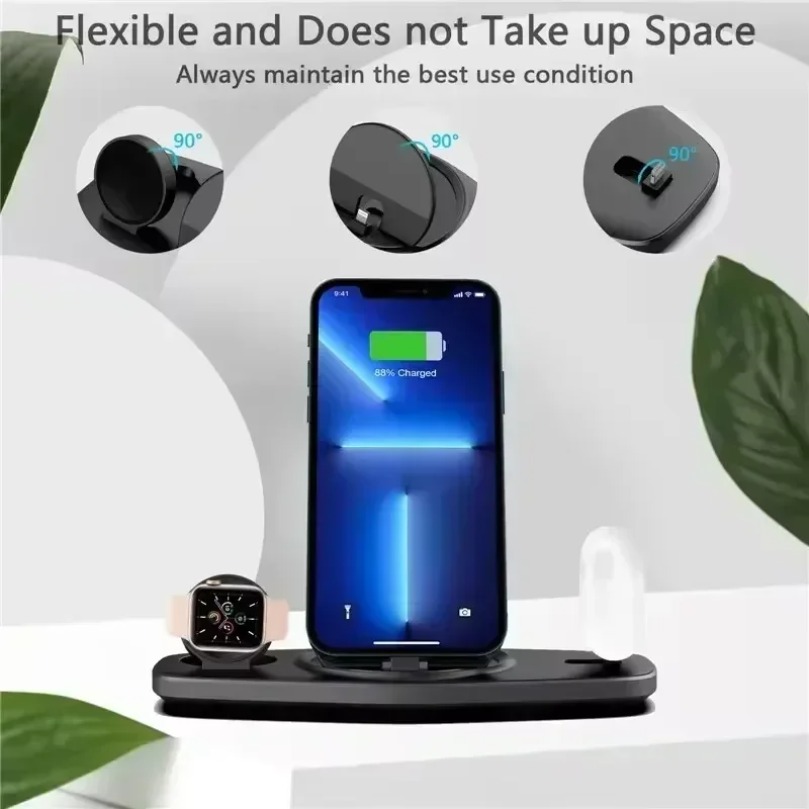 3 In 1 Fast Wireless Charger C - Smartwatch X12 review and price