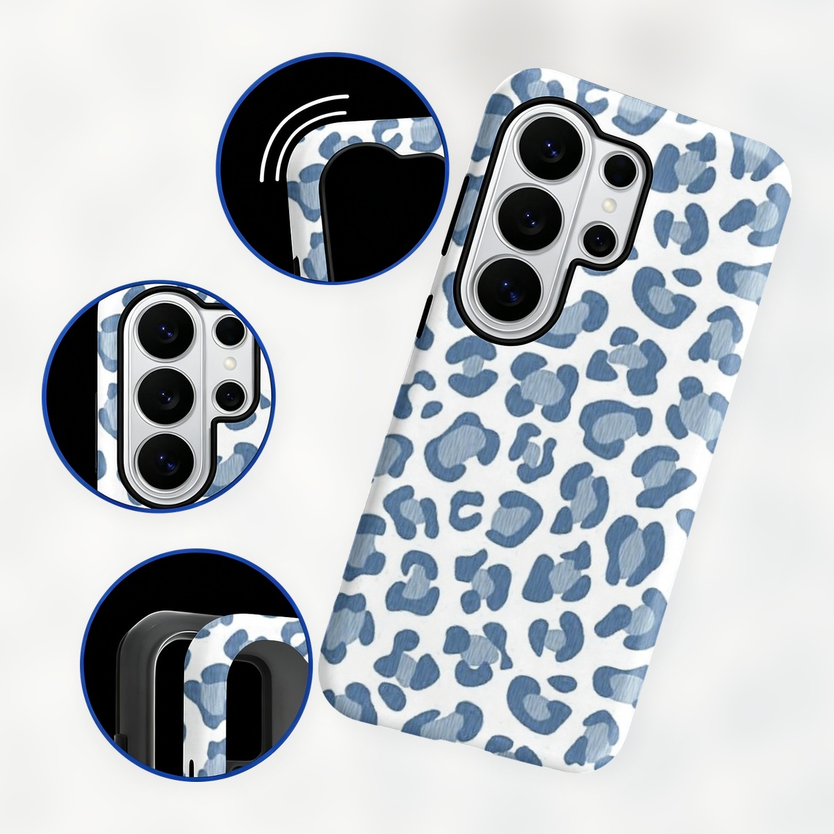 Blue Leopard Print 2-in-1 Dual - Samsung Galaxy S24 review and price