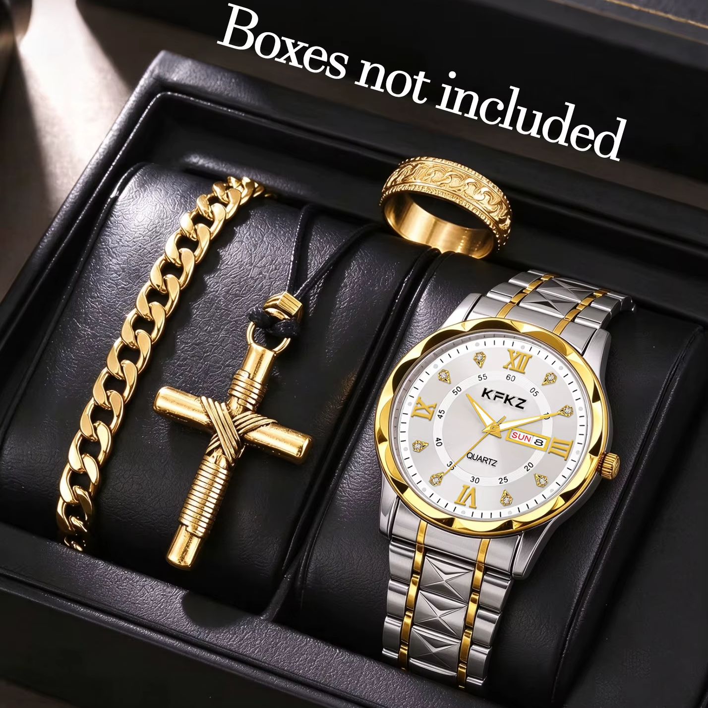 4-Piece Set of Silver Textured - Best Smartwatch Accessories review and price