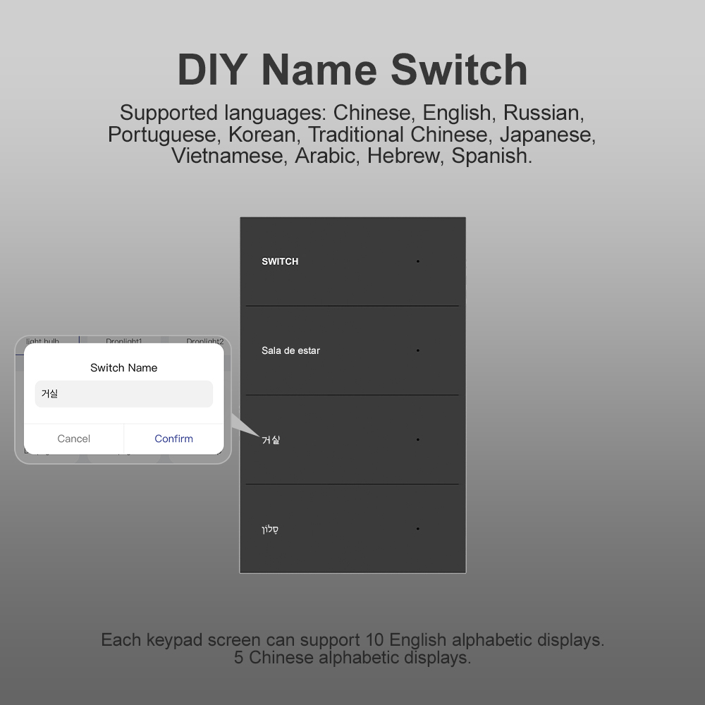 MANHOT Smart Wifi DIY Name Swi - Smart Accessories review and price