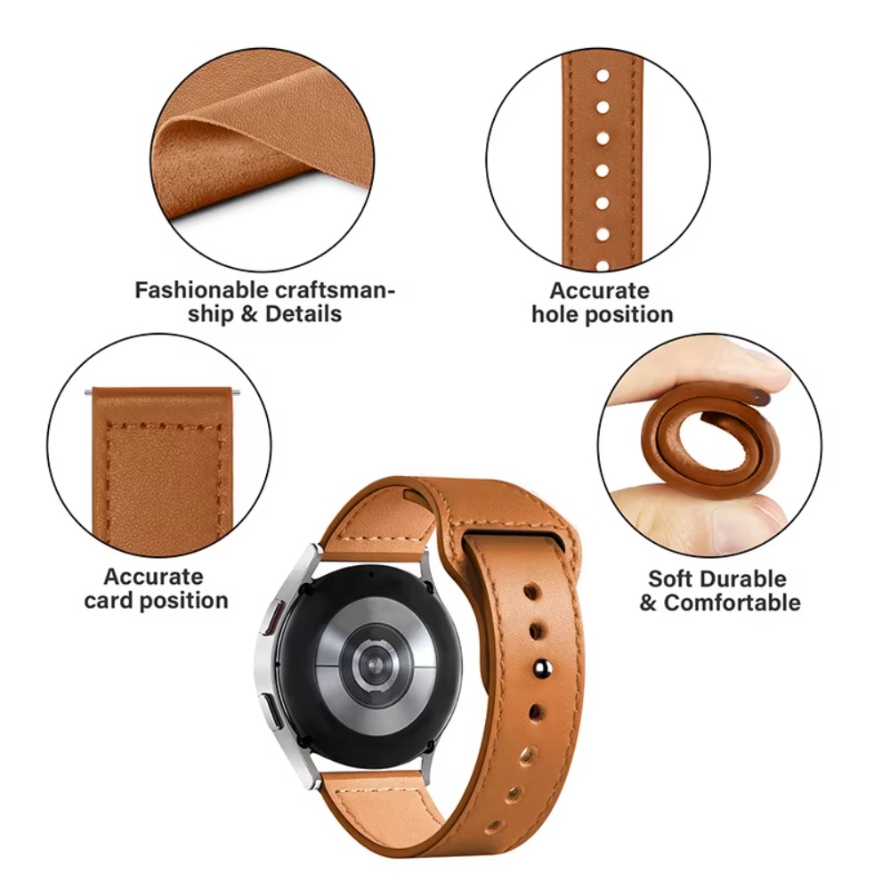20mm 22mm Lug PU Leather Watch - Titan Smartwatch Accessories review and price