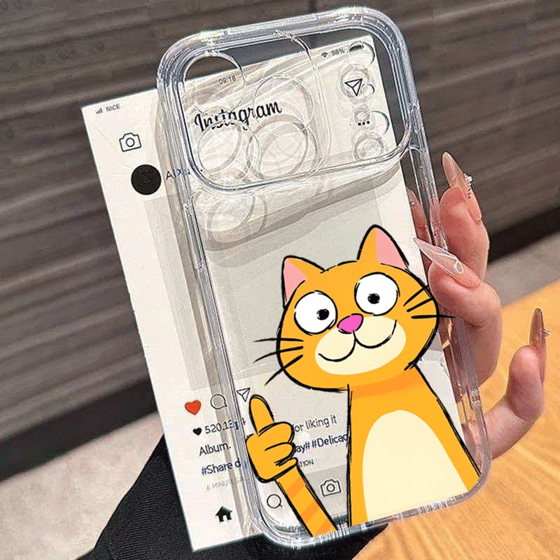 Cute Cartoon Orange Cat Phone  - Xiaomi Redmi Note 13 review and price